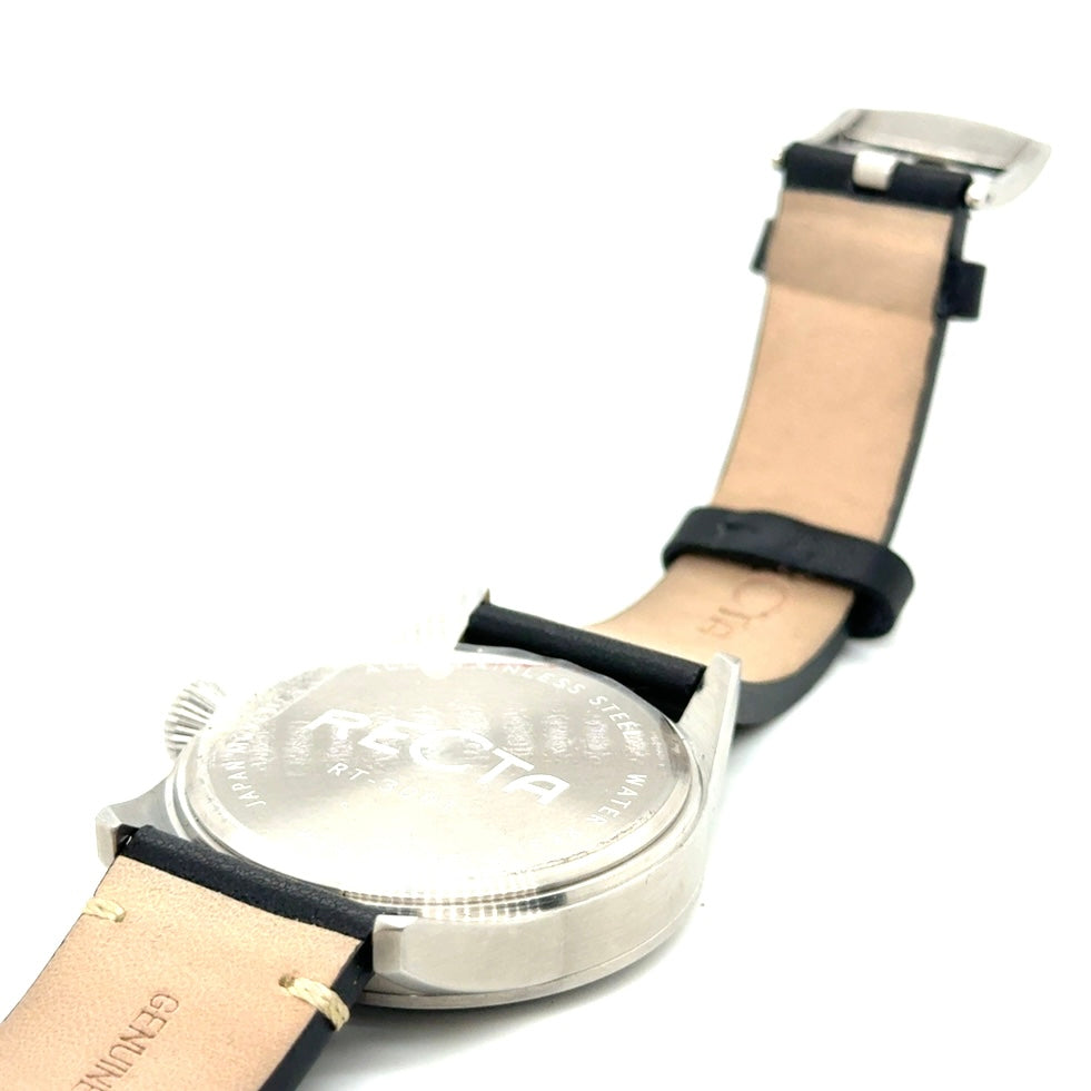 New RECTA Stainless Steel Japan Movement Watch