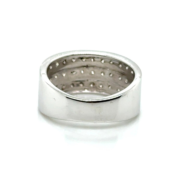 14k White Gold 1.2 CT TW Diamonds Ring