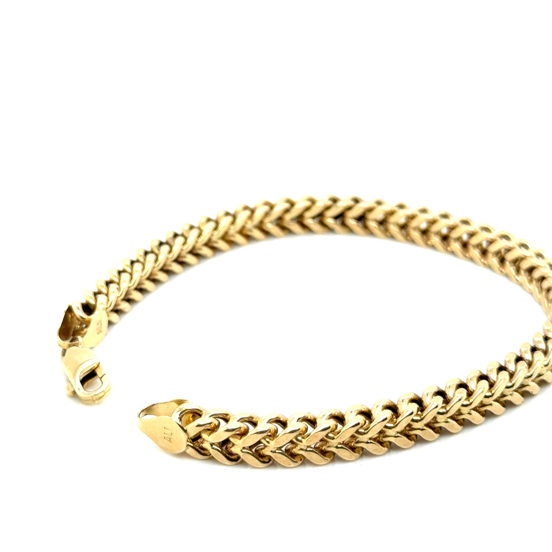 New 10k Yellow Gold Men’s Bracelet
