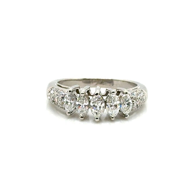 14k White Gold 1.75 CT TW Diamonds Ring