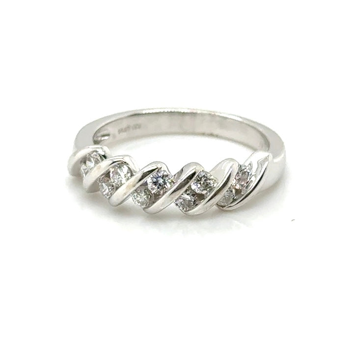 14k White Gold 0.5 CT TW Diamonds Ring
