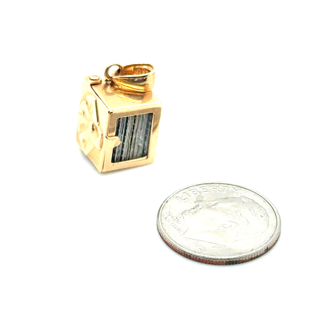 Vintage 14k Yellow Gold Playing Cards Charm