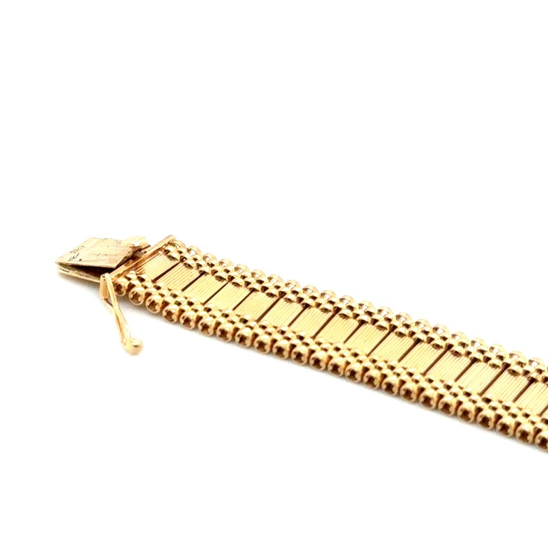 14k Yellow Gold Ladies Bracelet