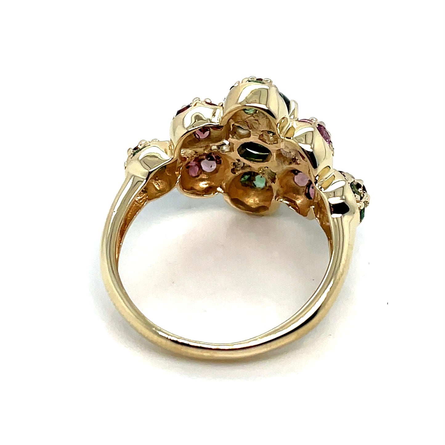 14k Yellow Gold Peridot Ring