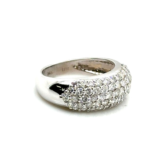 14k White Gold 1.8 CT TW Diamonds Ring