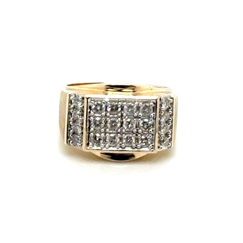 10k Yellow Gold 1 CT TW Diamonds Men’s Ring