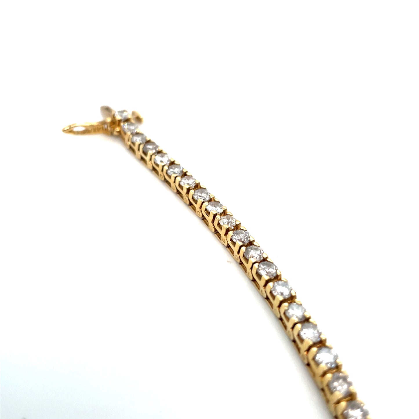 14k Yellow Gold 3.60 CT TW Diamonds Bracelet