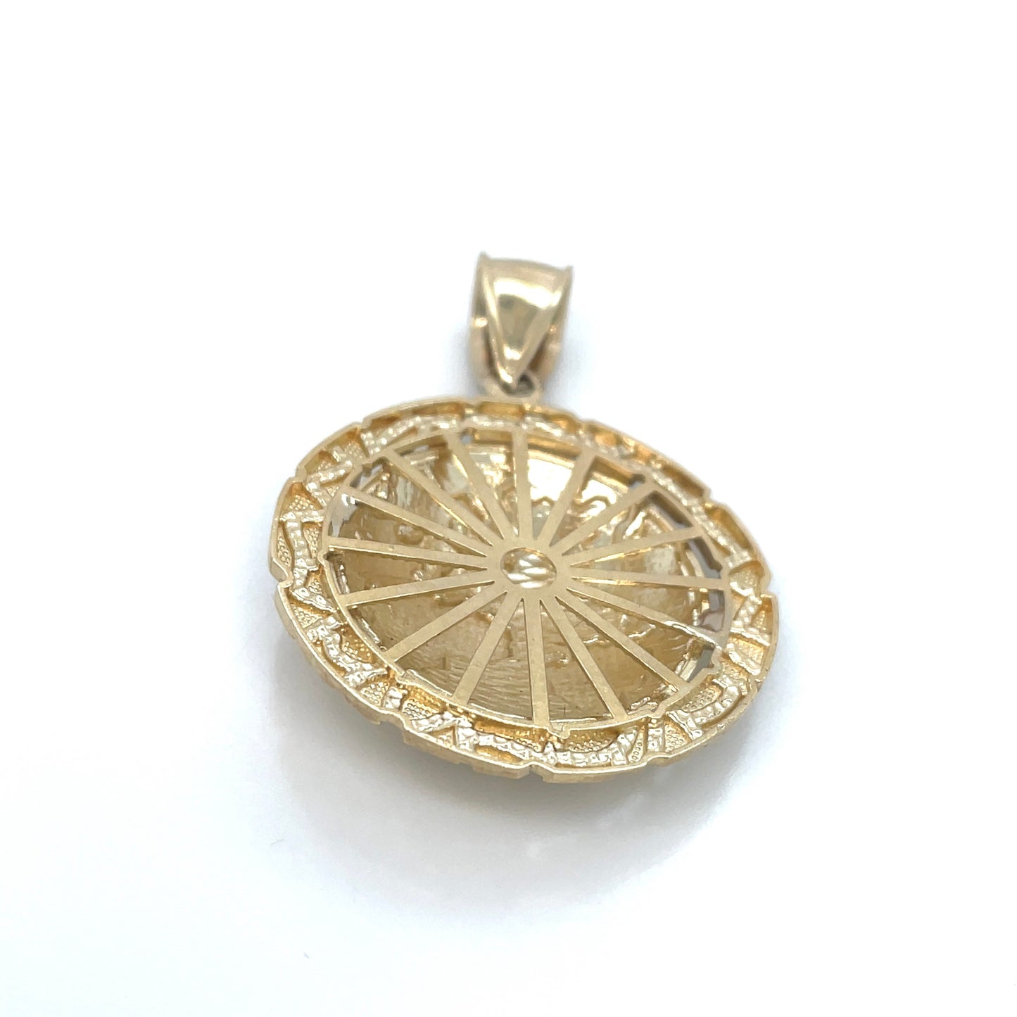 10k Yellow Gold Globe Pendant