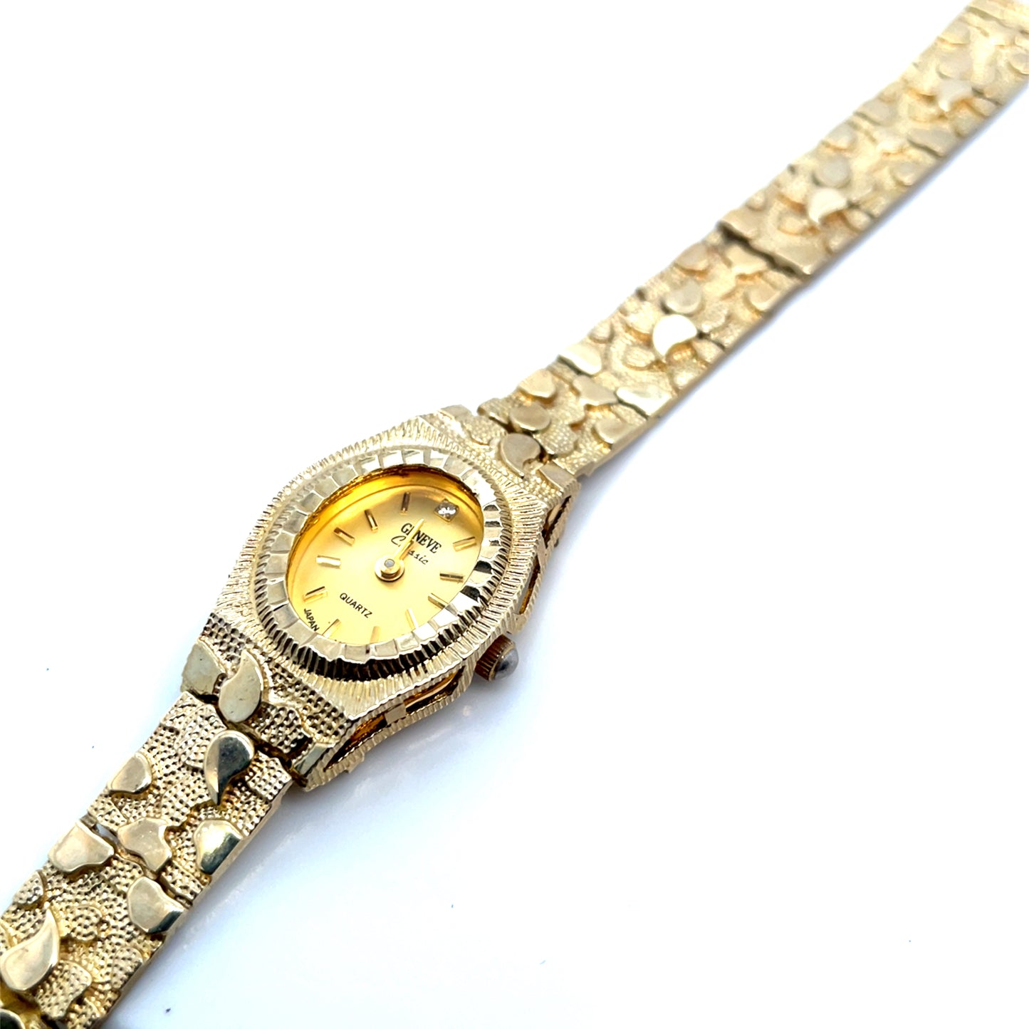 10k Yellow Gold Geneve Classic Watch