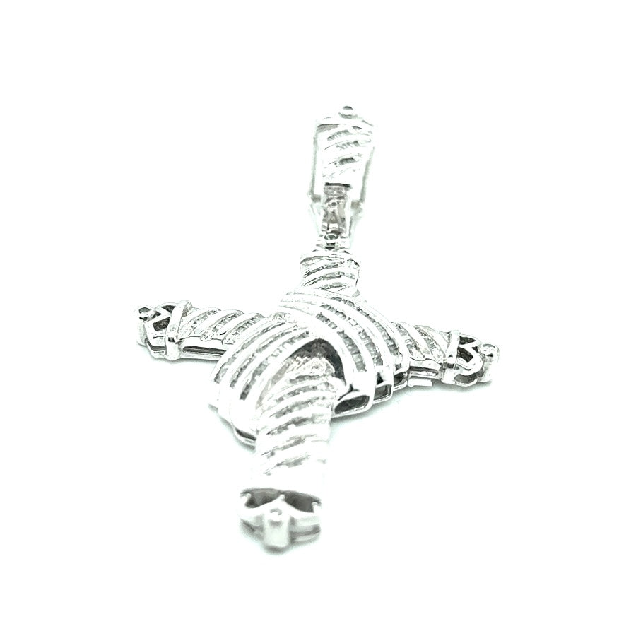 10k White Gold 2.5 CT TW Diamonds Pendant