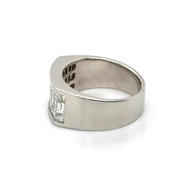 18k White Gold 2.7 CT TW Diamonds Men’s Ring