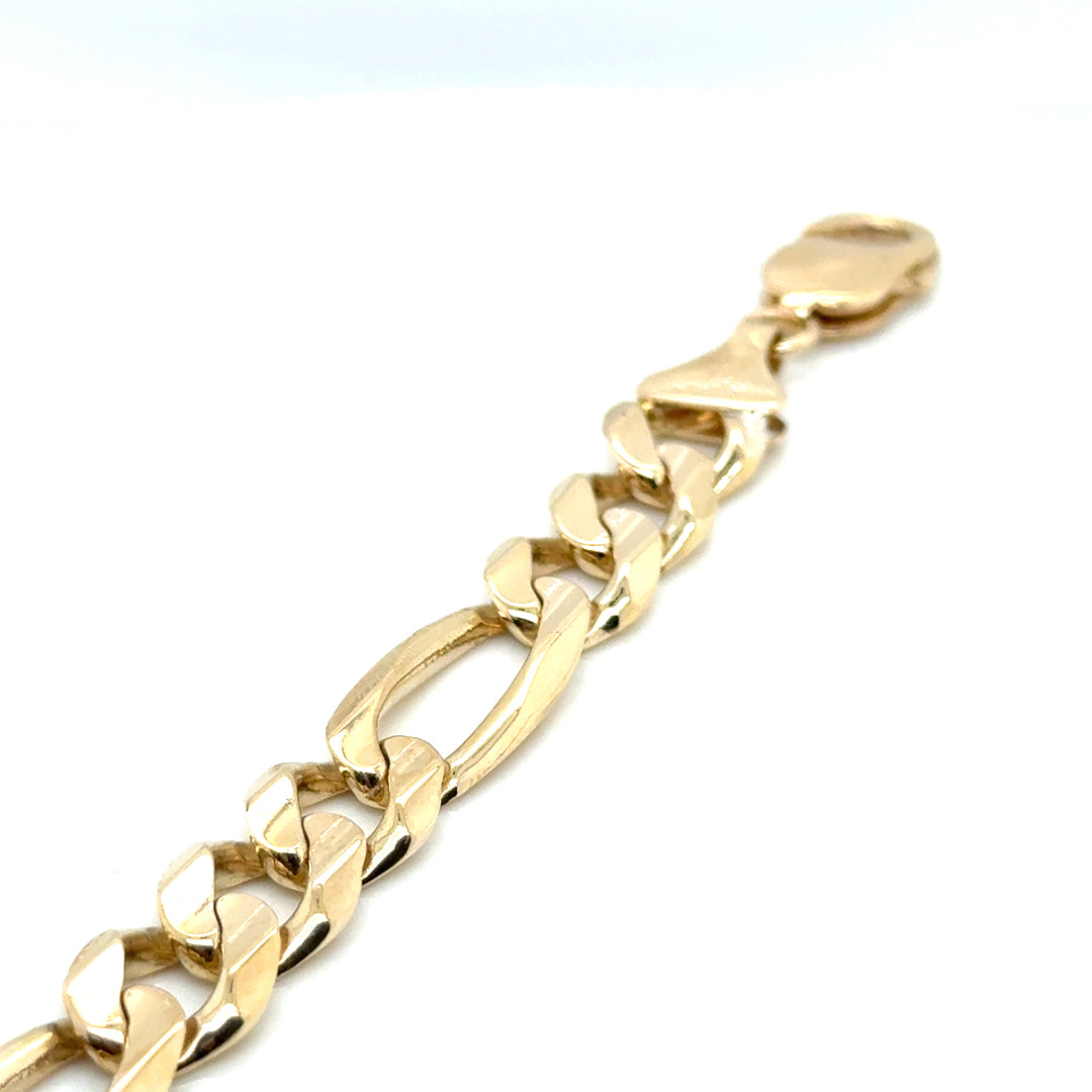 New 14k Yellow Gold Italy Solid Men’s Bracelet