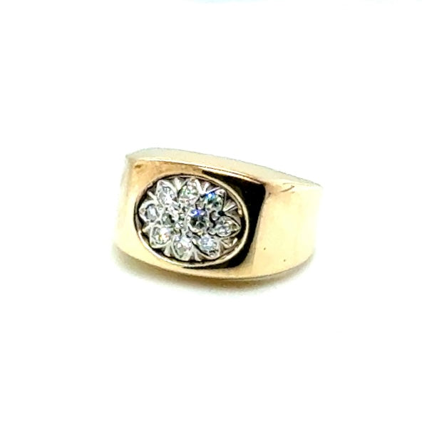 10k Yellow Gold 0.25 CT TW Diamonds Ring