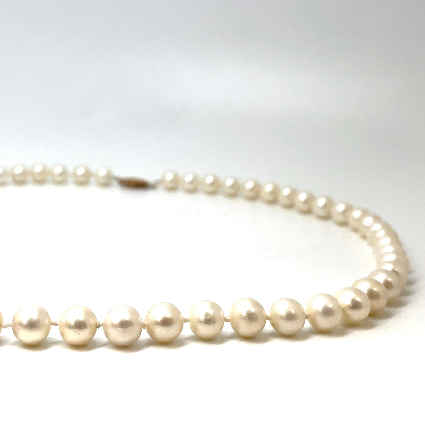 14k Yellow Gold Fresh Water Pearls Necklace