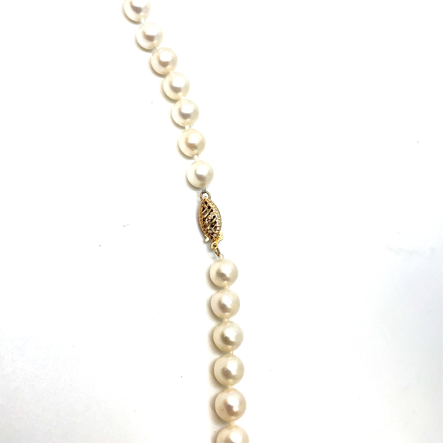 14k Yellow Gold Fresh Water Pearls Necklace