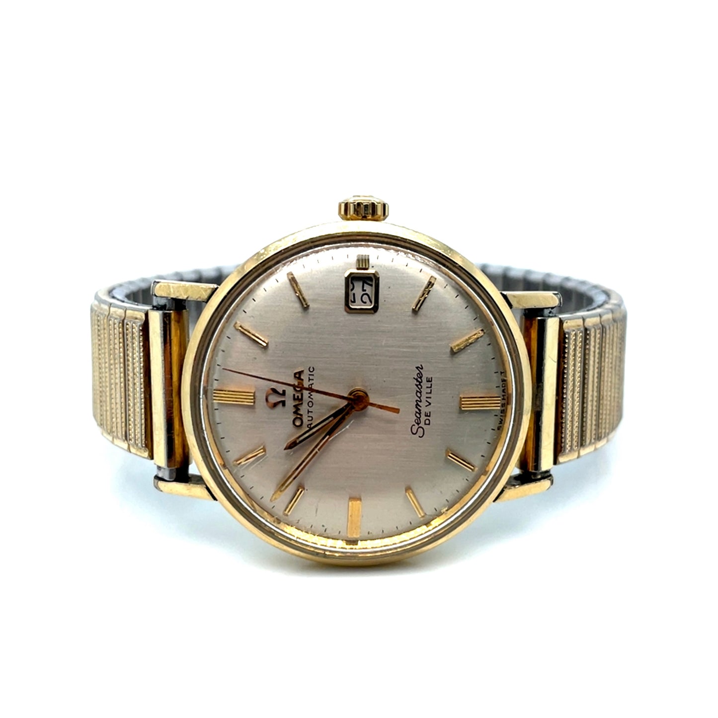 14k Gold Plated Authentic Vintage Omega Seamaster DeVille Men’s Watch