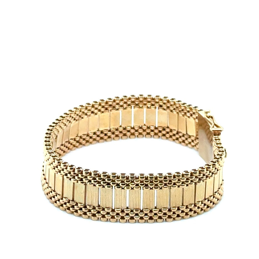14k Yellow Gold Ladies Bracelet