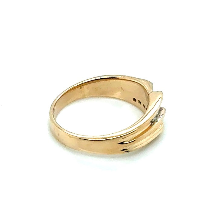 14k Yellow Gold 0.30 CT TW Diamonds Ring