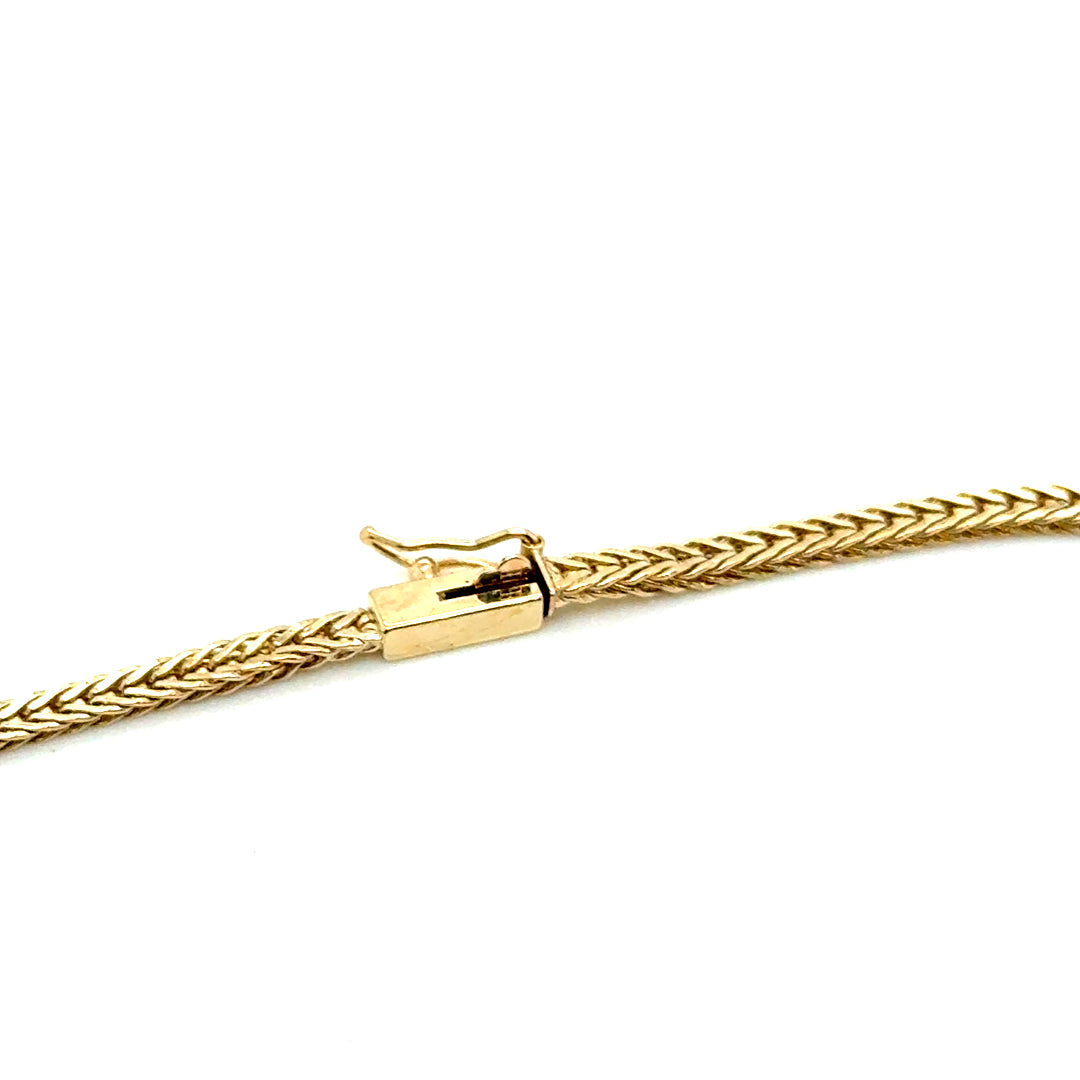 14k Yellow Gold 0.50 CT TW Diamond Necklace