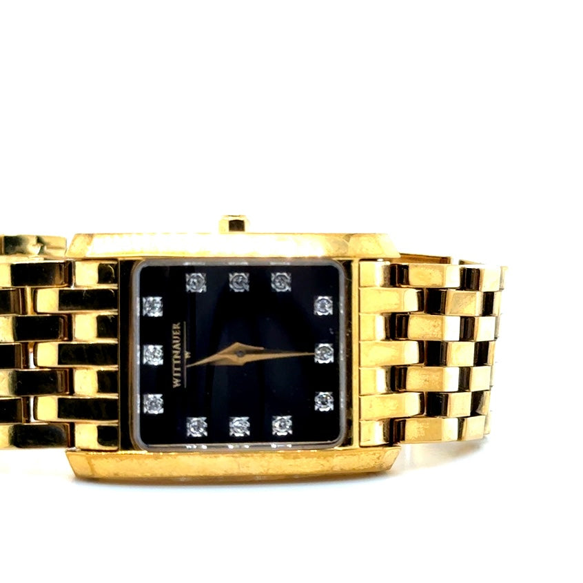 WITTNAUER Men’s Gold and Diamonds Watch