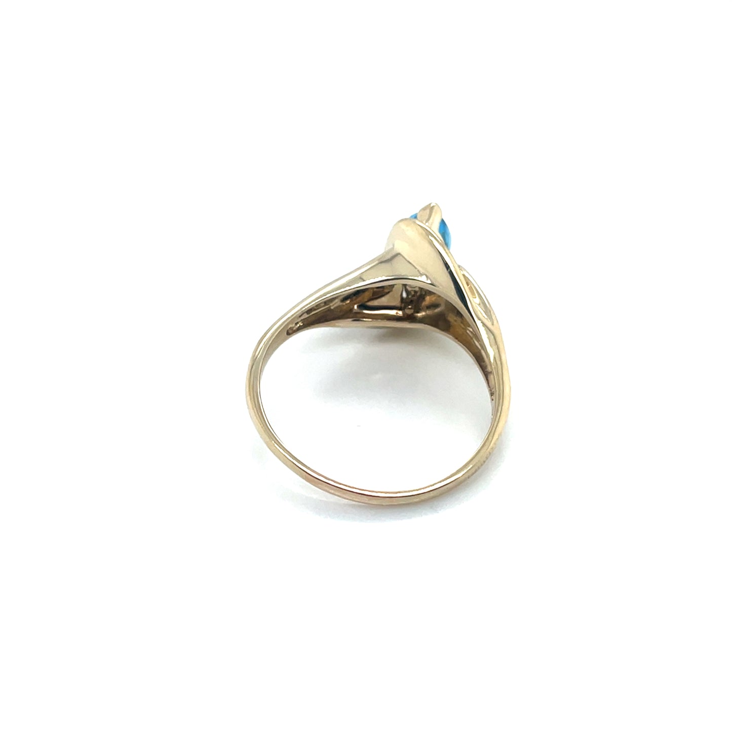 10k Yellow Gold Topaz Ring