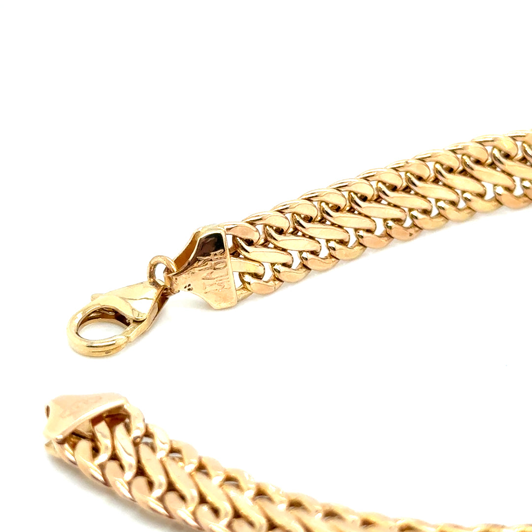 New 14k Yellow Gold Men’s Bracelet