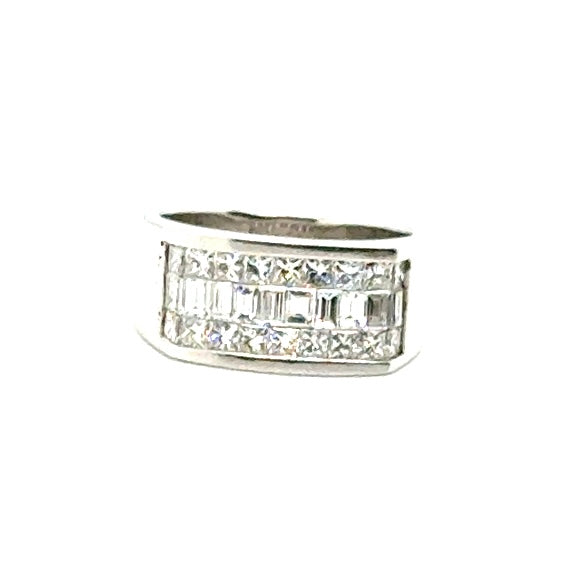 18k White Gold 2.7 CT TW Diamonds Men’s Ring