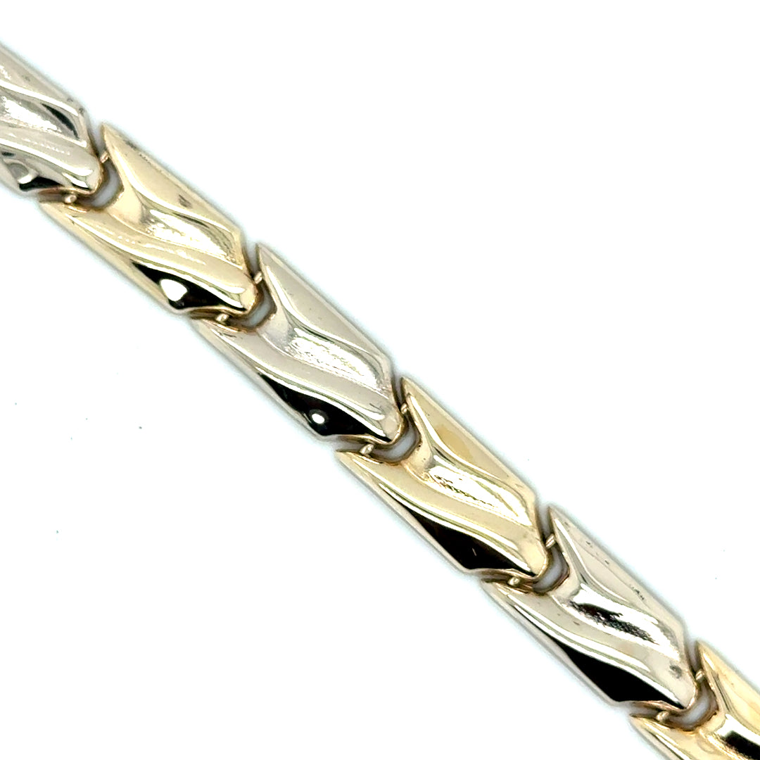 14k White & Yellow Gold Women’s Bracelet