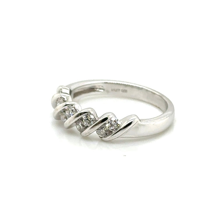 14k White Gold 0.5 CT TW Diamonds Ring