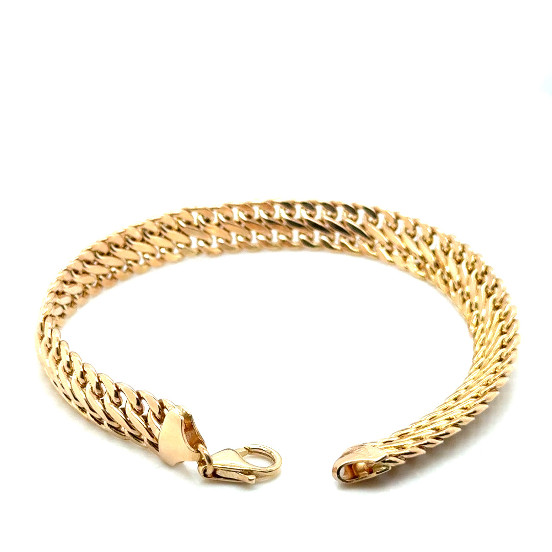 New 14k Yellow Gold Men’s Bracelet