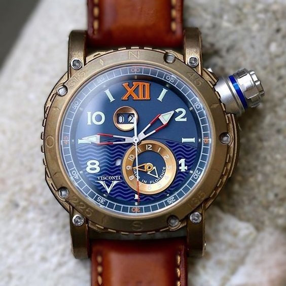 Visconti w110 grand cruise bronze watch