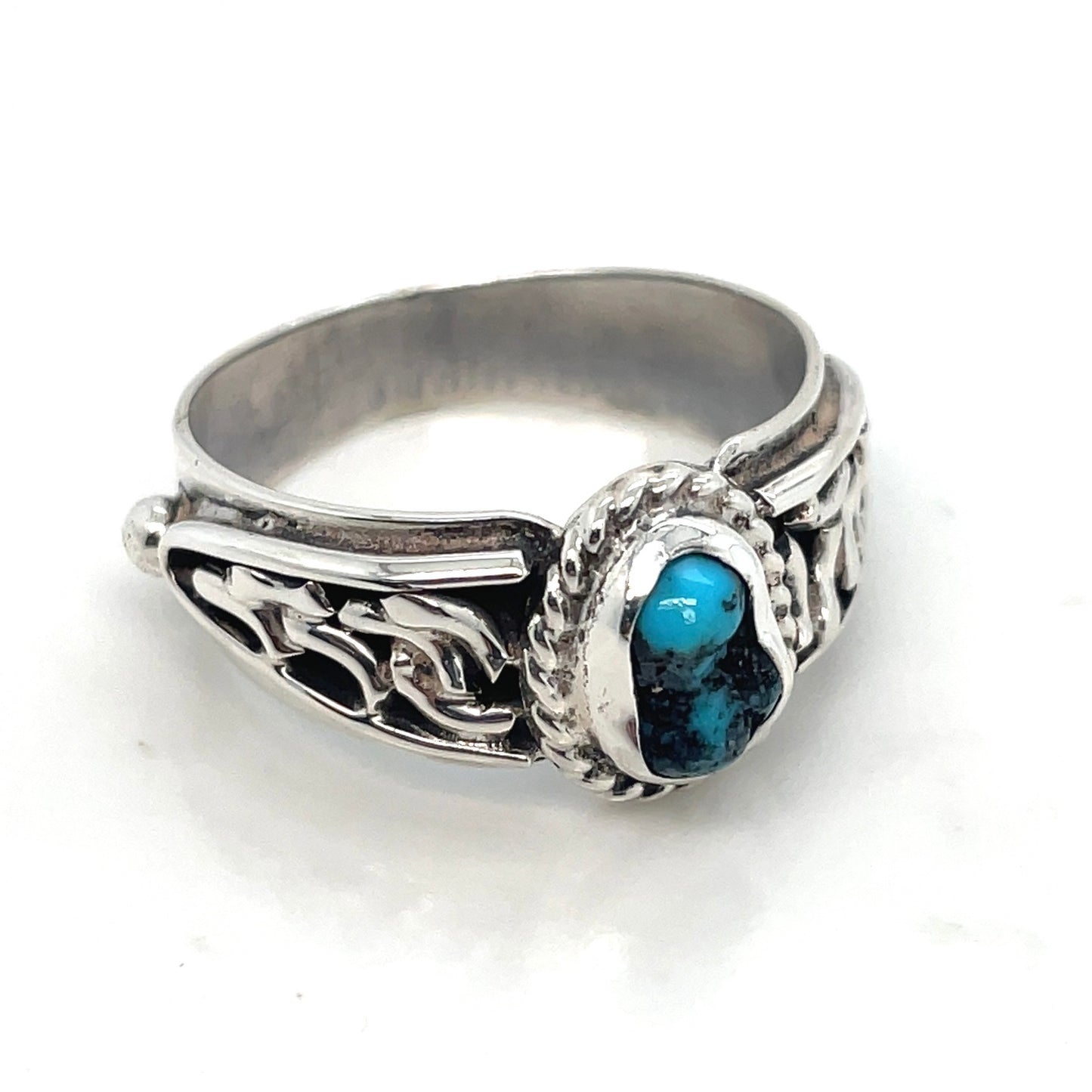 Silver 925 Sterling Silver Turquoise Ring
