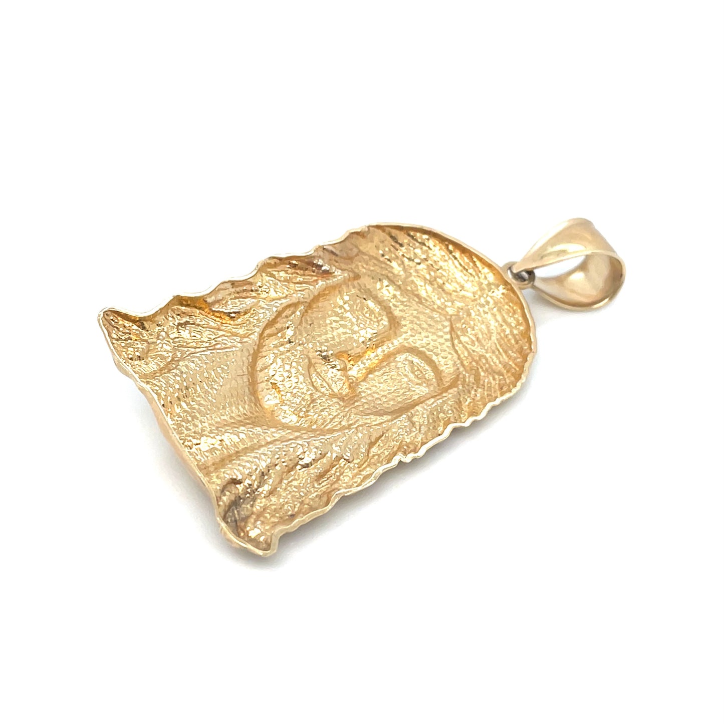 10k Yellow Gold Jesus pendant