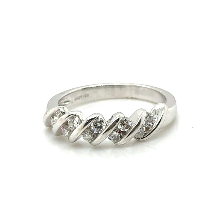 14k White Gold 0.5 CT TW Diamonds Ring