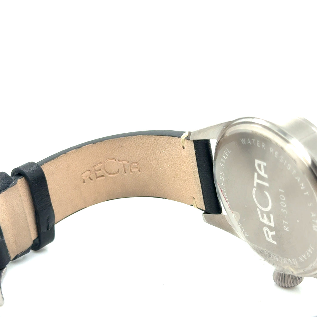 New RECTA Stainless Steel Japan Movement Watch