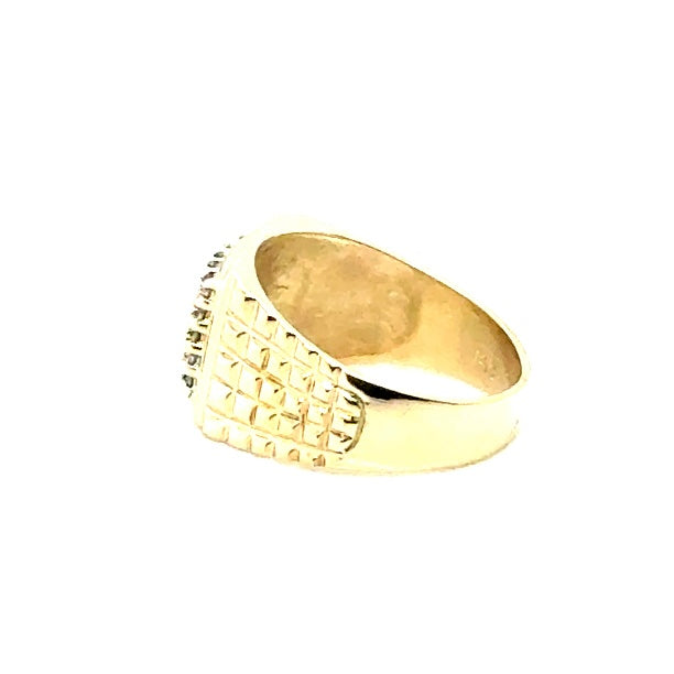 14k Yellow Gold 0.6 CT TW Diamonds Men’s Ring