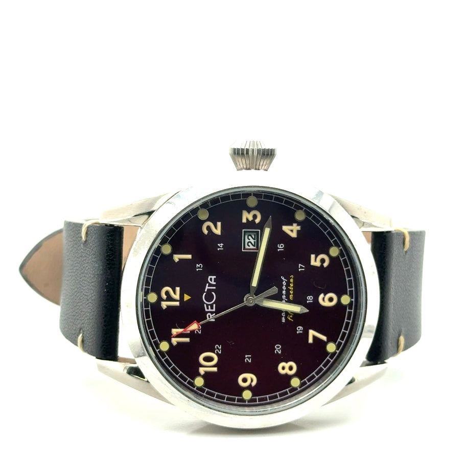 New RECTA Stainless Steel Japan Movement Watch