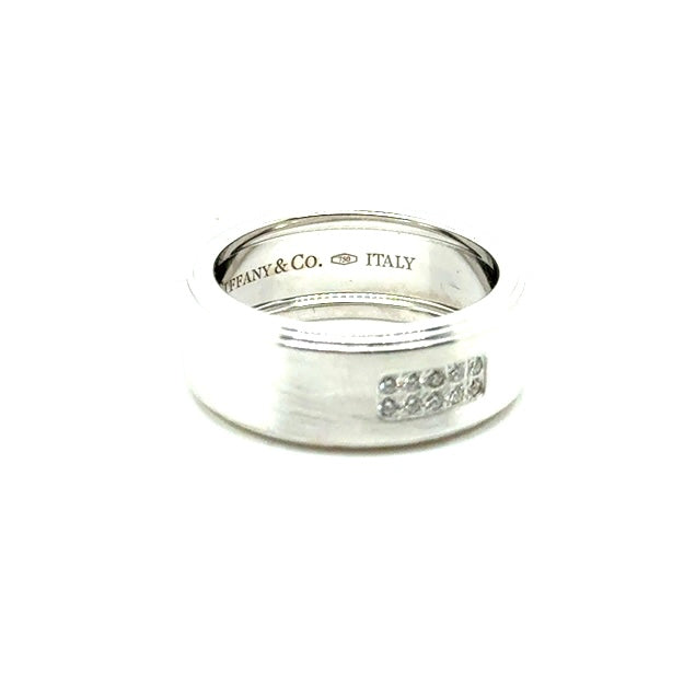 18k White Gold Tiffany & Co. Diamonds Men’s Ring