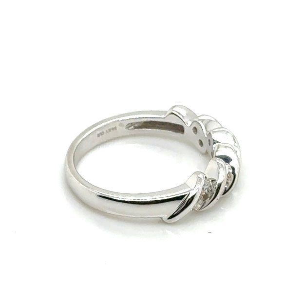 14k White Gold 0.5 CT TW Diamonds Ring