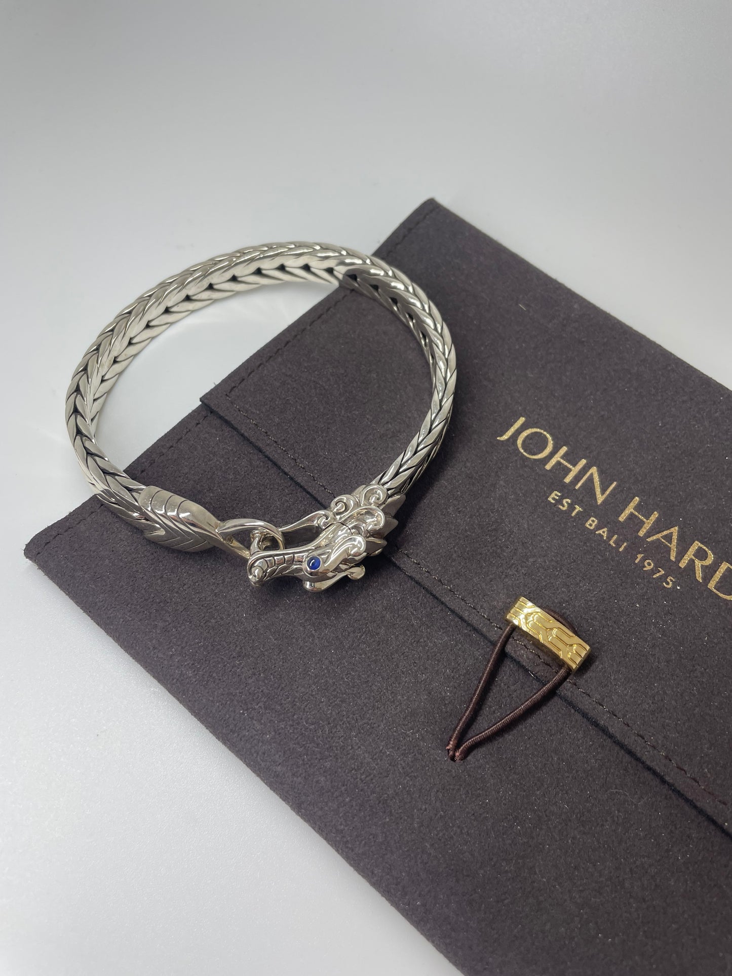 John Hardy 925 Sterling Silver Naga Men’s Bracelet