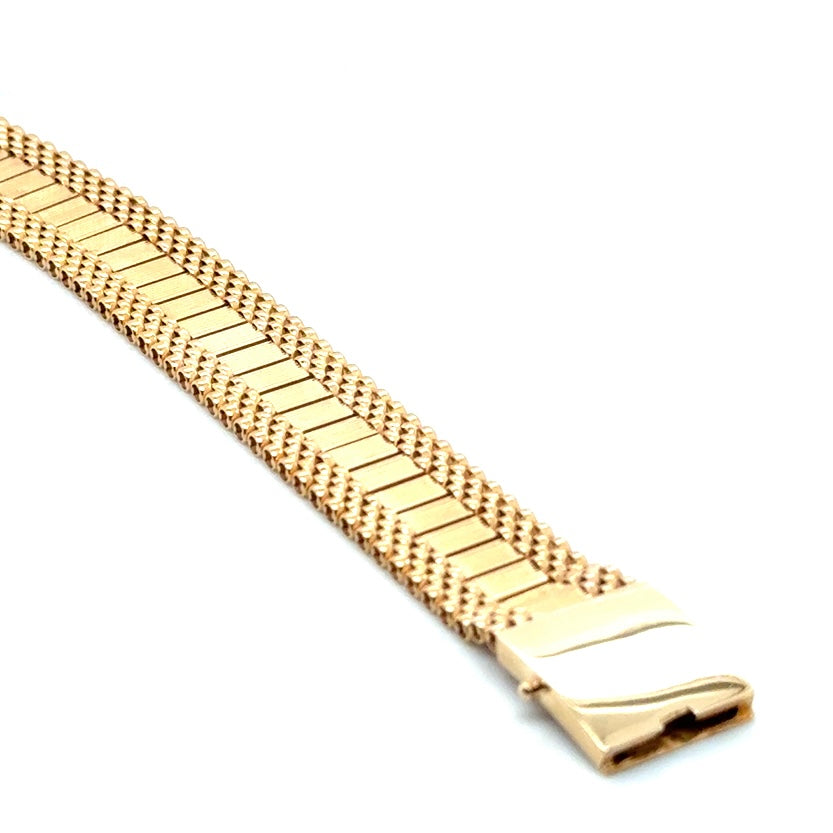 14k Yellow Gold Ladies Bracelet