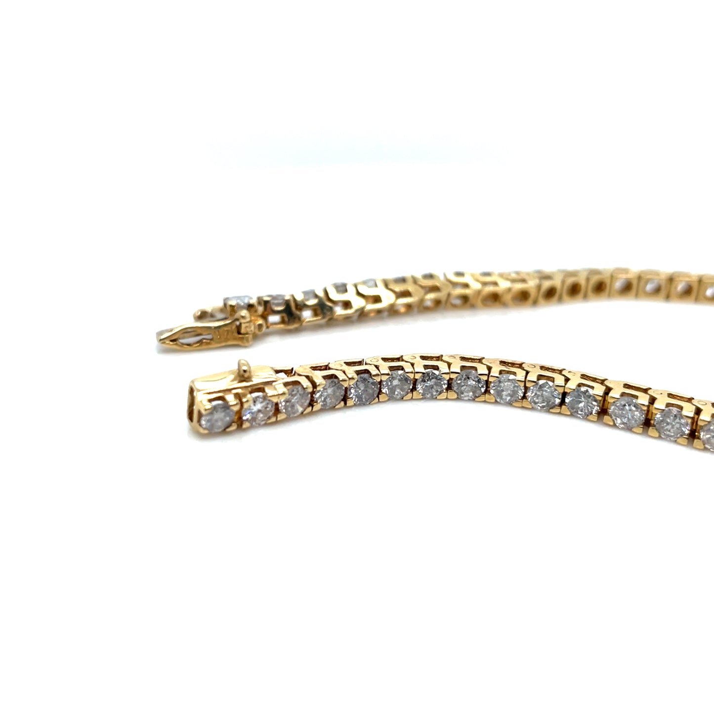 14k Yellow Gold 3.60 CT TW Diamonds Bracelet