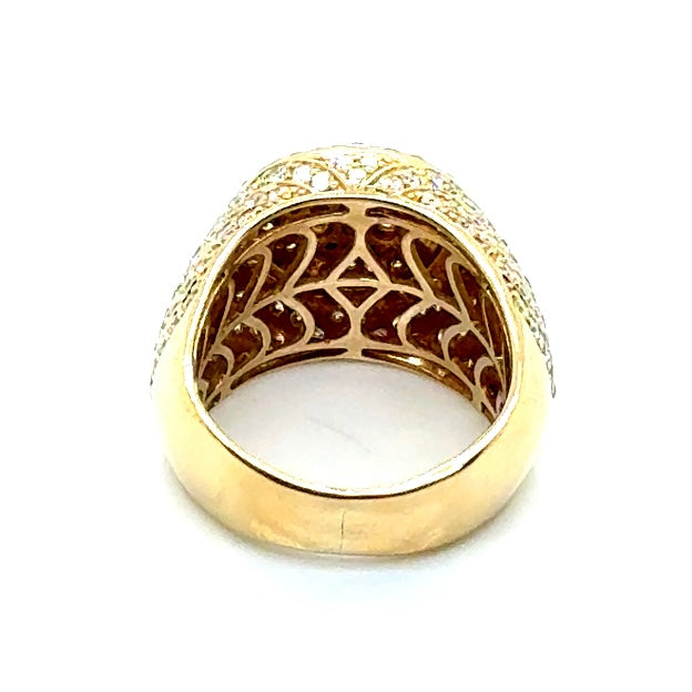 14k Yellow Gold 4.4 CT TW Diamonds Men’s Ring