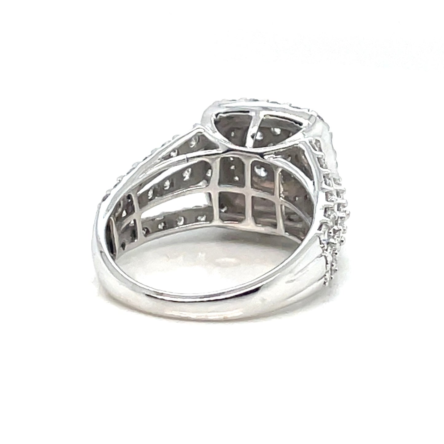 14k White Gold Engagement Diamond 2.25 CT TW Ring