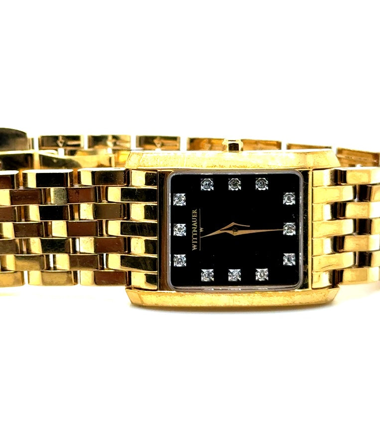 WITTNAUER Men’s Gold and Diamonds Watch