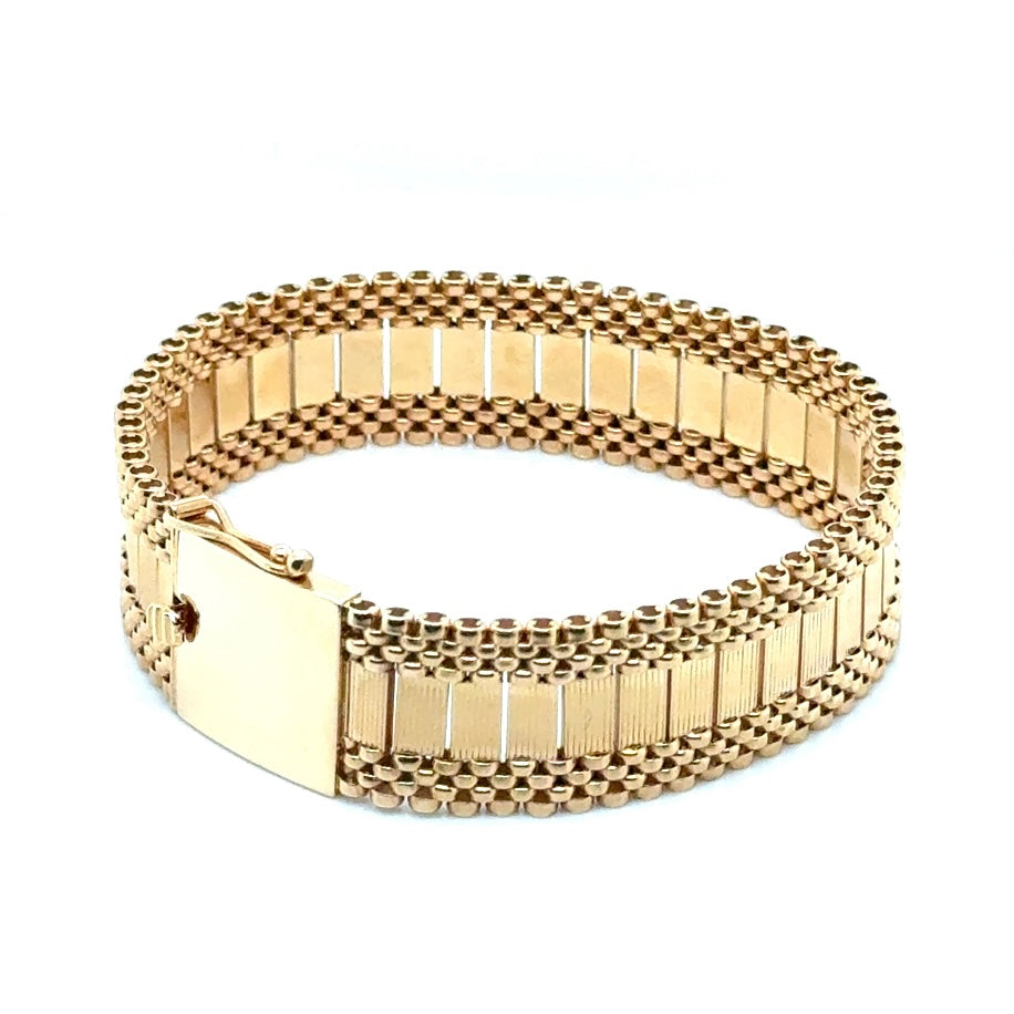 14k Yellow Gold Ladies Bracelet