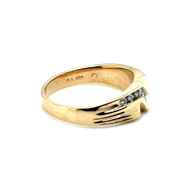 14k Yellow Gold 0.30 CT TW Diamonds Ring