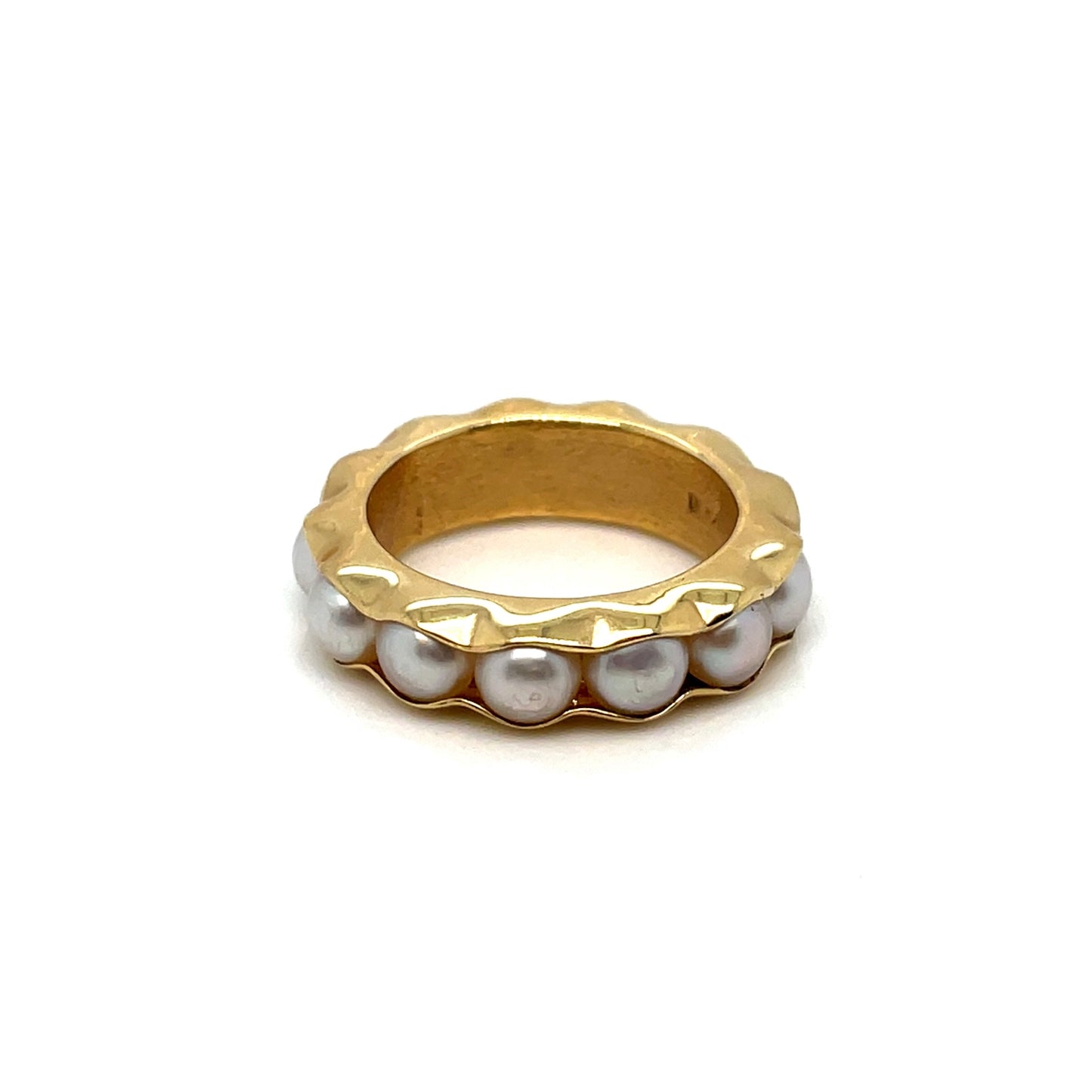 14k Yellow Gold Pearl Lady’s Ring