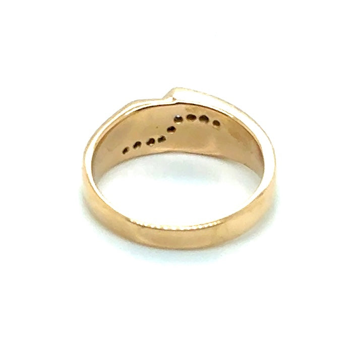 14k Yellow Gold 0.30 CT TW Diamonds Ring