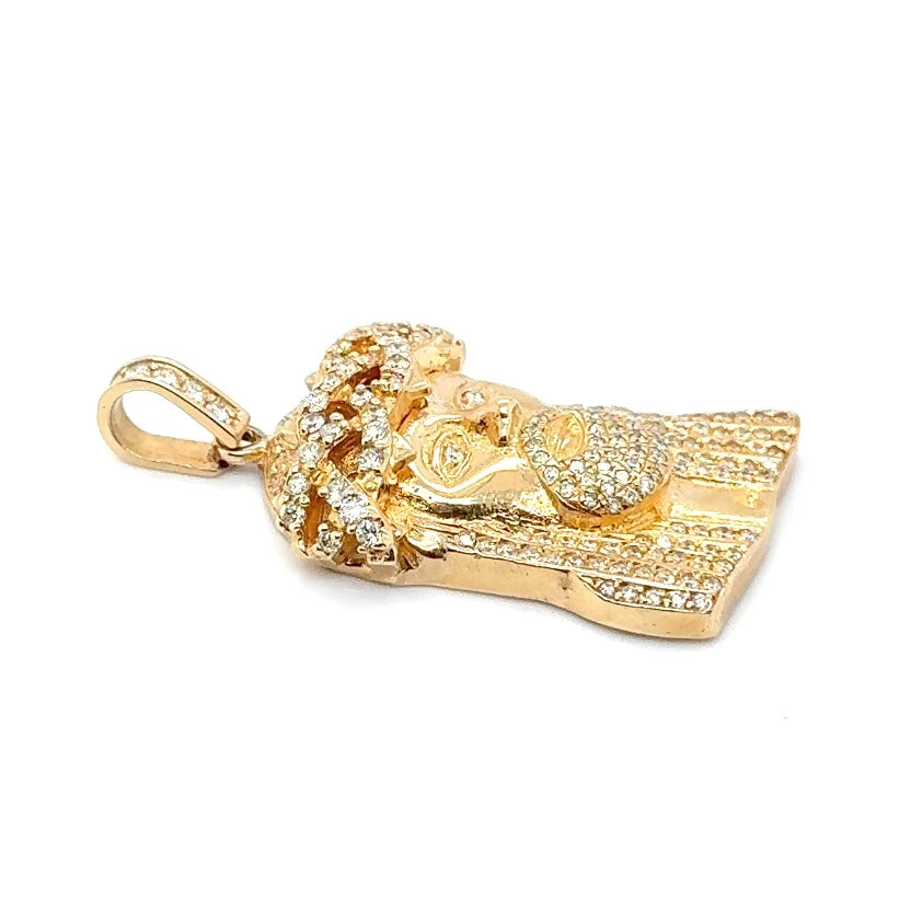 14k Yellow Gold 2.55 CT TW Diamonds Pendant